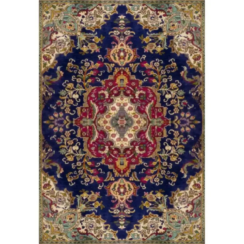 One Of The Kind Persian Tabriz Rug 7'1" x 4'0" zandirugs
